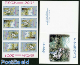 Europa, water, booklet imperforated
