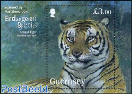 Endangered species, Bengal tiger s/s