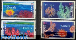 Corals, joint issue with Canada 4v