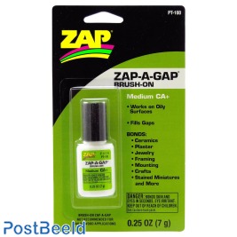 -A-Gap Brush-On Medium CA+ Glue (0.25 Oz / 7g)