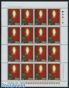 Christmas m/s (with 16 stamps)