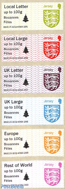 Automat stamps 6v, Bouannes