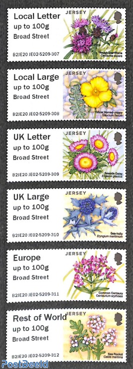 Automat stamps 6v, Broad street