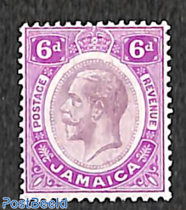 6p purple lilac, Stamp out of set