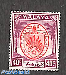 Negri Sembilan, 40c, stamp out of set