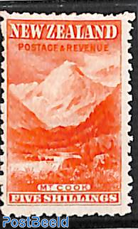 5sh, WM NZ-star sidewards, perf. 11, stamp out of set