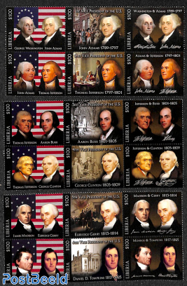 US Vice presidents 18v