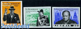 Churchill 3v imperforated