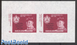 Davaar, Scouts stamp exhibition s/s