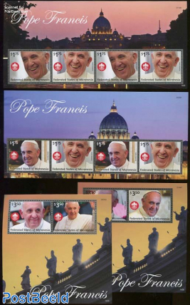 Pope Francis 4 s/s