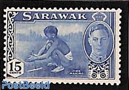Sarawak, 15c, Stamp out of set