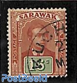 Sarawak, 16c, without WM, Stamp out of set