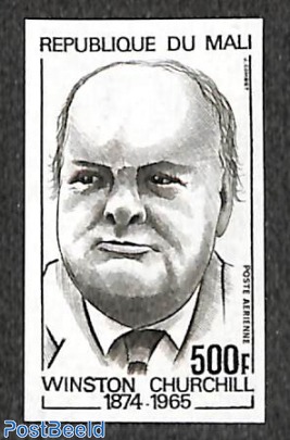 Sir Winston Churchill 1v, imperforated