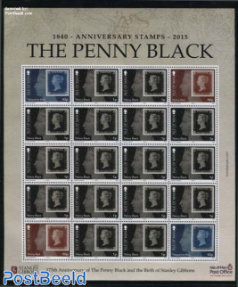 Penny Black, Stamp Anniversary m/s