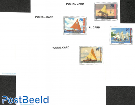 Postcard set ships (4 cards)