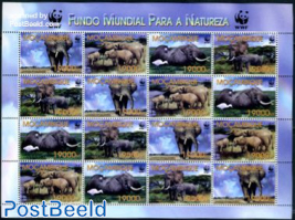 WWF, Elephants m/s (with 4 sets)