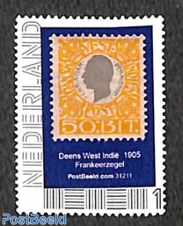 Danish West Indian stamp 1v