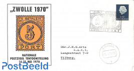 Zwolle 1970, Cover with special cancellation