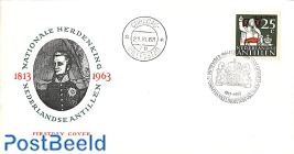 Dutch independence 1v, FDC