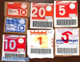 Lot with 7 diff. parcel stamps (see NVPH catalogue 2011)