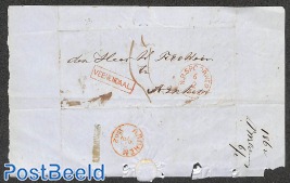 Folding letter from Elst to Arnhem