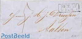 Folding letter from Bocholt