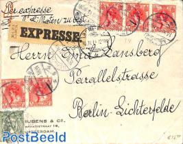 Express mail letter to Berlin