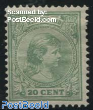 20c green, Stamp out of set