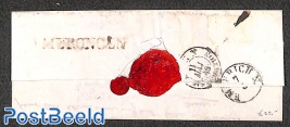 Folding letter 20st from AMERONGEN to Bern