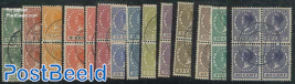 Definitives without WM 14v, Blocks of 4 [+]