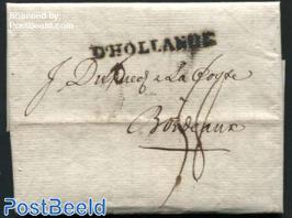 Letter from Amsterdam to Bordeaux