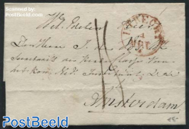 Letter from Zaandam to s-Gravenhage
