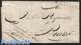 Letter from Zaltbommel (postmark) to Brakel