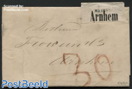 Letter from Nijkerk to Arnhem