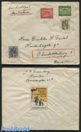 Airmail letter to Charlotteburg (D)