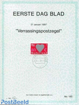 Surprise stamp,  EDB Visje 182