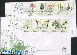 Botanic gardens FDC (2 covers)