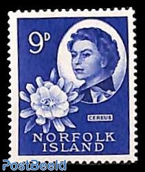 9d, Stamp out of set
