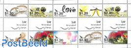 Personalised stamps m/s