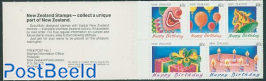 Happy birthday 5v in booklet (40c stamps)