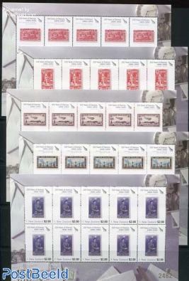 150 Years stamps (1905-1955 period) 5 minisheets