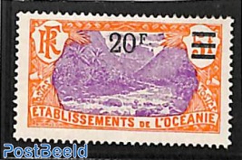 20Fr. on 5fr, Stamp out of set