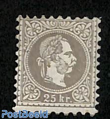 25Kr, Coarse print, Stamp out of set