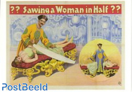 Circus, Sawing a woman in half ??