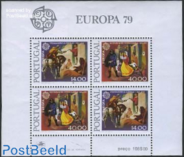 Europa, postal history s/s