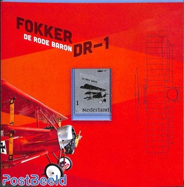 Silver stamp Fokker DR-1 in special pack