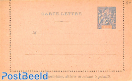 Card letter 25c, without printing date