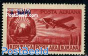 Airmail 1v overprint