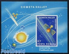 Halleys comet s/s, imperforated