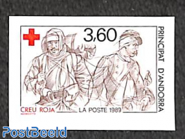 Red Cross 1v, imperforated